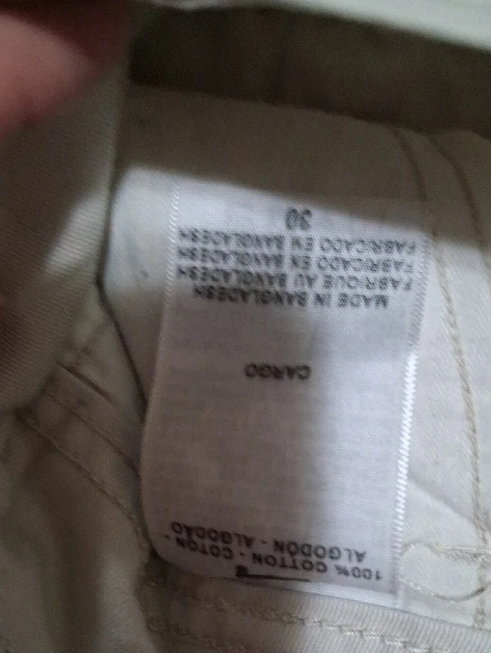 Levi's Cargo Shorts - 30 - Light Khaki